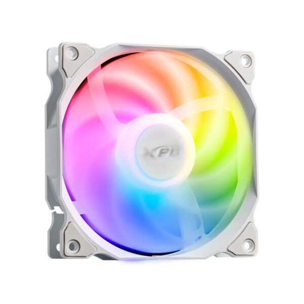 XPG Ventilador VENTO 120 ARGB PWM  WHITE High Performance  Cooling Fan Gabinete 120mm - Imagen 2