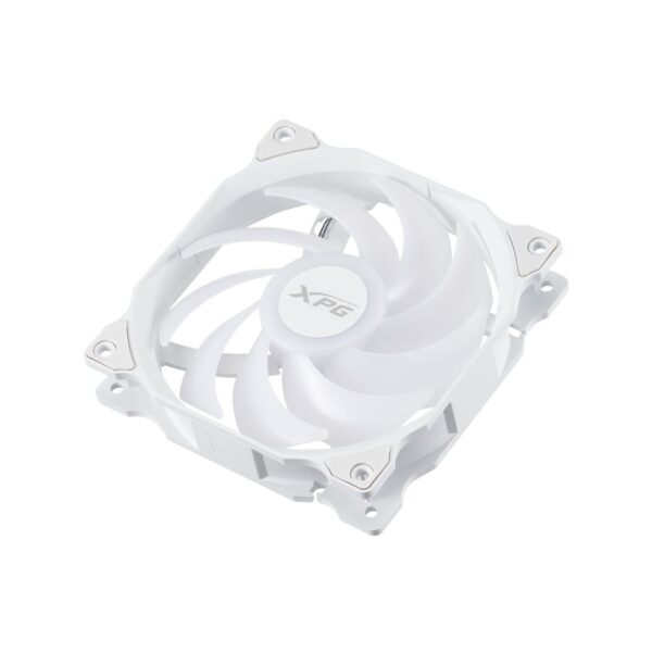 XPG Ventilador VENTO 120 ARGB PWM  WHITE High Performance  Cooling Fan Gabinete 120mm - Imagen 3