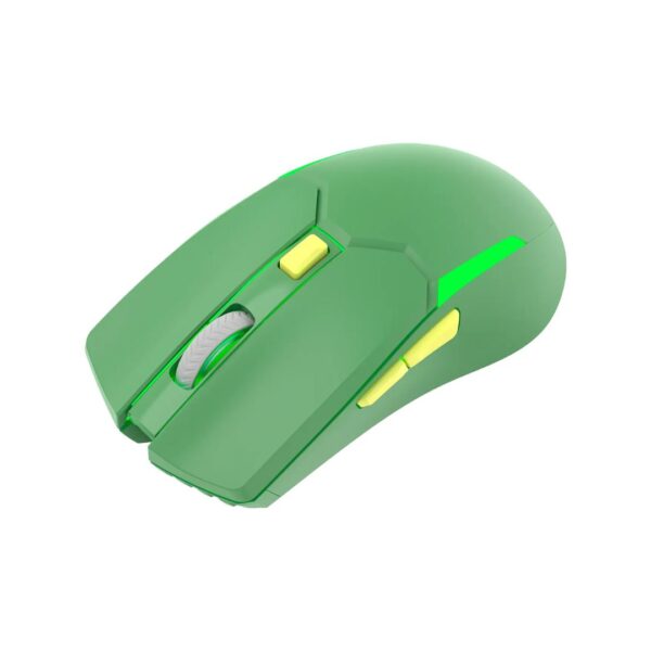 Fantech Mouse Gamer VENOM II WGC2 Wireless VIBE EDITION GREEN - Imagen 4