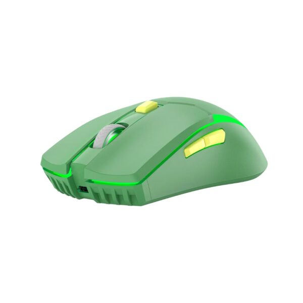 Fantech Mouse Gamer VENOM II WGC2 Wireless VIBE EDITION GREEN - Imagen 3