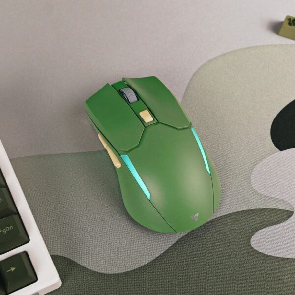 Fantech Mouse Gamer VENOM II WGC2 Wireless VIBE EDITION GREEN - Imagen 6