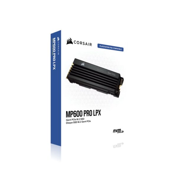 Corsair Unidad de Estado Sólido MP600 PRO LPX 1TB Gen4 PCIe M.2 SSD NVMe 7100 MB/s PLAYSTATION PS5 - Imagen 2