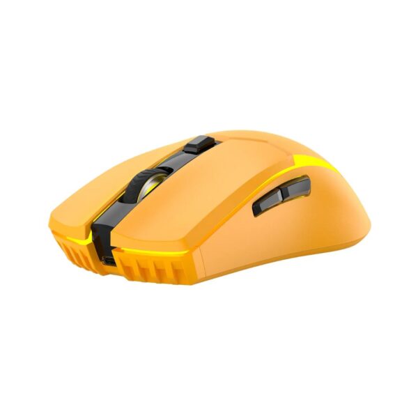 Fantech Mouse Gamer VENOM II WGC2 Wireless VIBE EDITION YELLOW - Imagen 2