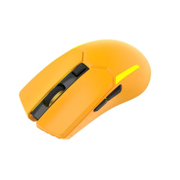 Fantech Mouse Gamer VENOM II WGC2 Wireless VIBE EDITION YELLOW - Imagen 4