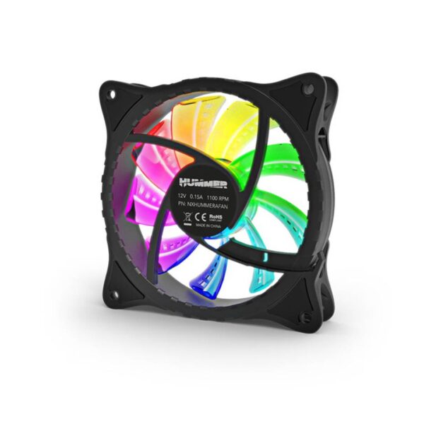 NOX Ventilador A-FAN Inner Glow FAN 120mm ARGB LED Lightning - Imagen 2