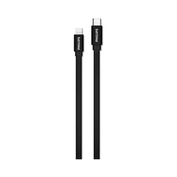 PHILIPS Cable USB A a Lightning Charge And Sync iPhone/iPad/iPod 1.2mts Negro - Imagen 2