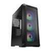 Cougar Gabinete Archon 2 Mesh RGB Black Mid Tower Case 3 Fans