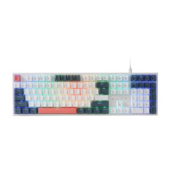 Redragon Teclado Mecánico TRUNDLE 108 Teclas Full Size K668WBO-RGB-RED (ENGLISH LAYOUT)