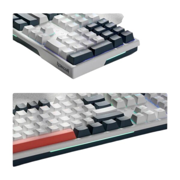 Redragon Teclado Mecánico TRUNDLE 108 Teclas Full Size K668WBO-RGB-RED (ENGLISH LAYOUT) - Imagen 3