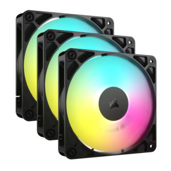 Corsair Kit de Ventiladores RS120 ARGB 120mm PWM 3 unidades