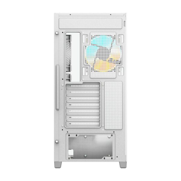 Gigabyte Gabinete C500 PANORAMIC STEALTH ICE Blanco 4 ARGB Fans - Imagen 4