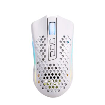 Redragon Mouse Gamer Storm PRO RGB Wireless Y Cable WHITE M808W-KS