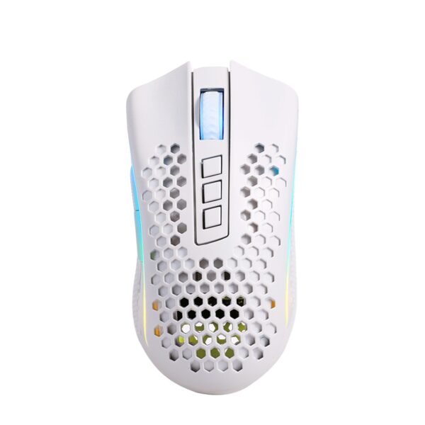 Redragon Mouse Gamer Storm PRO RGB Wireless Y Cable WHITE M808W-KS
