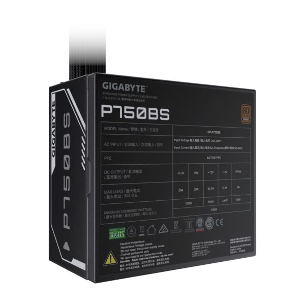 Gigabyte Fuente de Poder PSU P750BS 750 Watts - Imagen 6