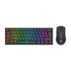 Redragon KIT Combo Gaming Essential Teclado y Mouse con cable USB K617RGB y M724 Negro S143