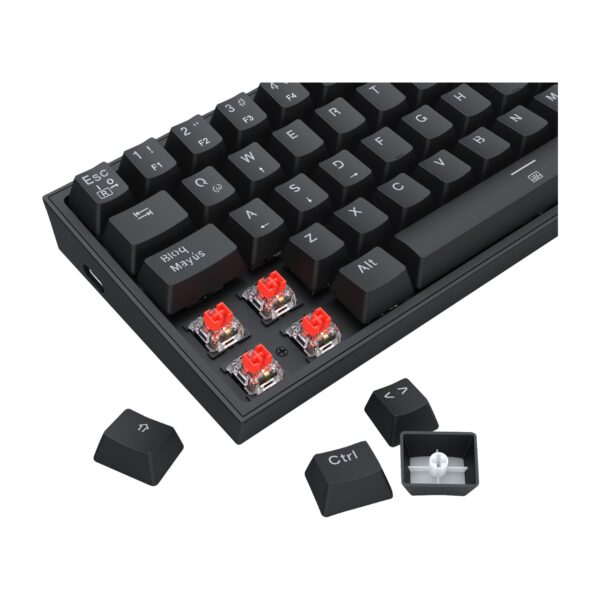 Redragon KIT Combo Gaming Essential Teclado y Mouse con cable USB K617RGB y M724 Negro S143 - Imagen 4