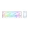 Redragon KIT Combo Gaming Essential Teclado y Mouse con cable USB K617RGB y M724 Blanco S143W