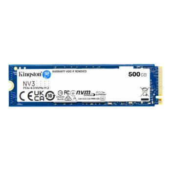 Kingston Unidad de Estado Sólido SSD 500GB NV3 PCIe 4.0 NVMe M.2 5000 MB/s