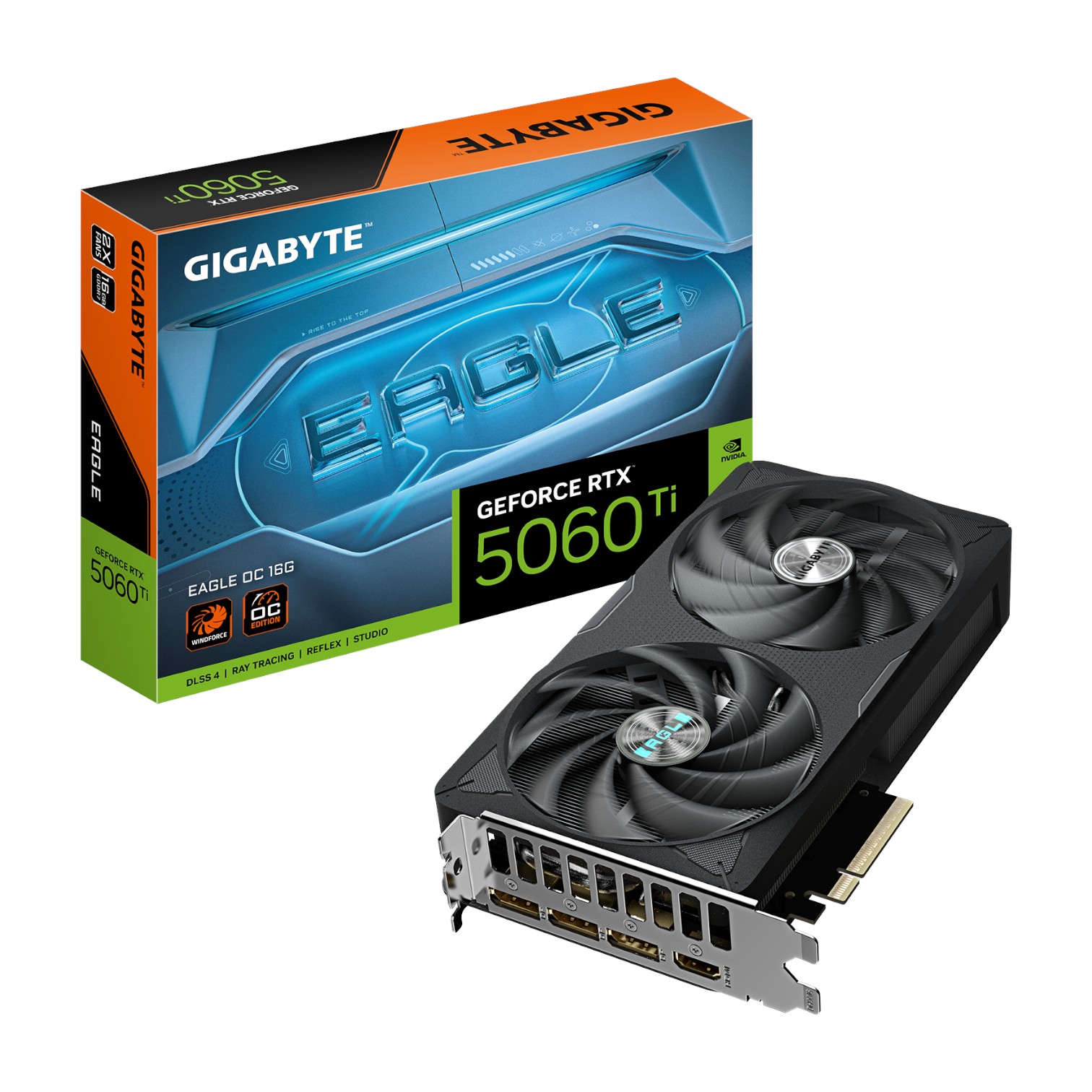 Gigabyte Tarjeta de Video GPU NVIDIA GEFORCE RTX 5060 Ti EAGLE OC 16G