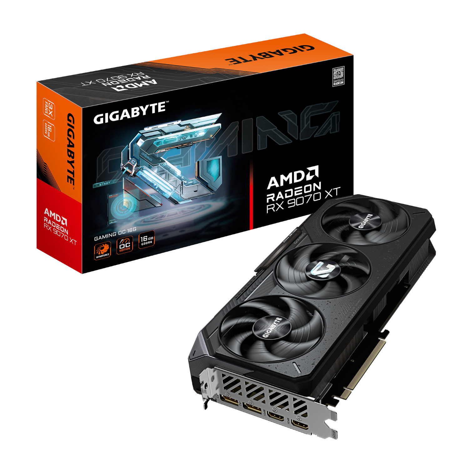 Gigabyte Tarjeta de Video GPU AMD Radeon RX 9070 XT GAMING OC 16G