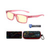 Gunnar Lentes Gamer Cruz KIDS Pink Amber Large Natural (8 a 12 años)