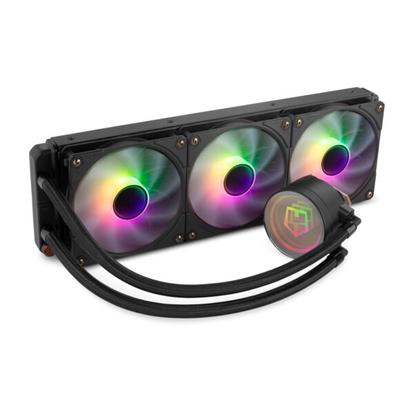 NOX Water Cooling M-360 ARGB 360MM LIQUID COOLING SYSTEM ARGB BLACK - Imagen 2