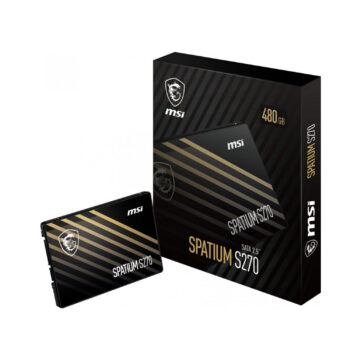MSI Unidad de estado Sólido SSD SATA 2.5" SPATIUM S270 480GB