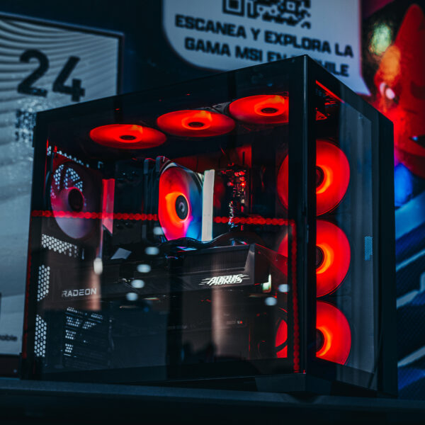 PC GAMER AMD RYZEN 5 8400F AORUS ELITE RX 9070 XT 64GB RAM DDR5 5200 1TB SSD M2 NVME 750W W10 PRO - Imagen 7