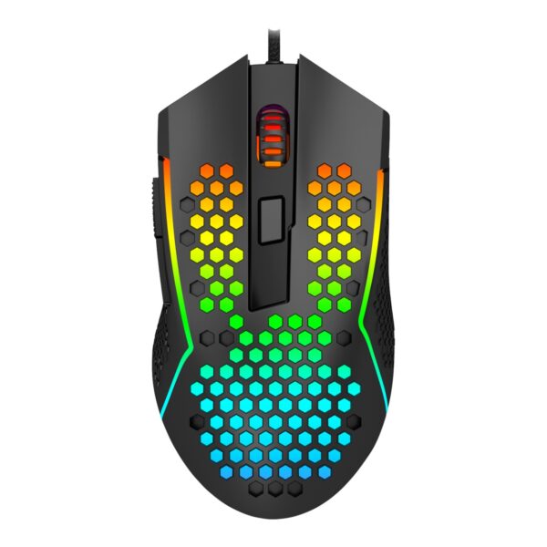 Redragon Mouse Gamer Reaping 12400 DPI Lightweight USB Cable 55g BLACK