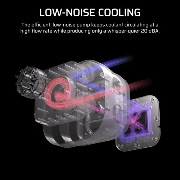 Corsair Water Cooling NAUTILUS 240 RS ARGB Liquid CPU Cooler Black - Imagen 6