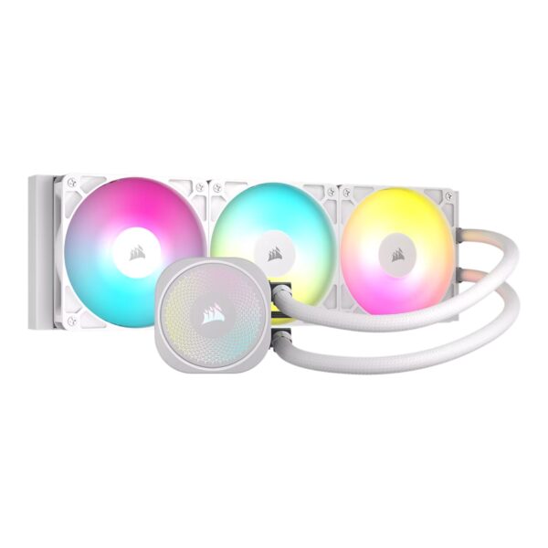 Corsair Water Cooling NAUTILUS 360 RS ARGB Liquid CPU Cooler WHITE