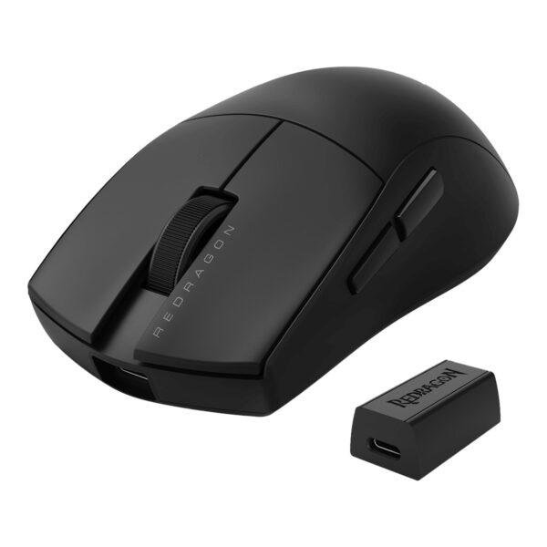 Redragon Mouse Gamer K1NG PRO 26000 DPI M916-PRO-4K Wireless/Bluetooth/USB 3 modos 4K BLACK - Imagen 2