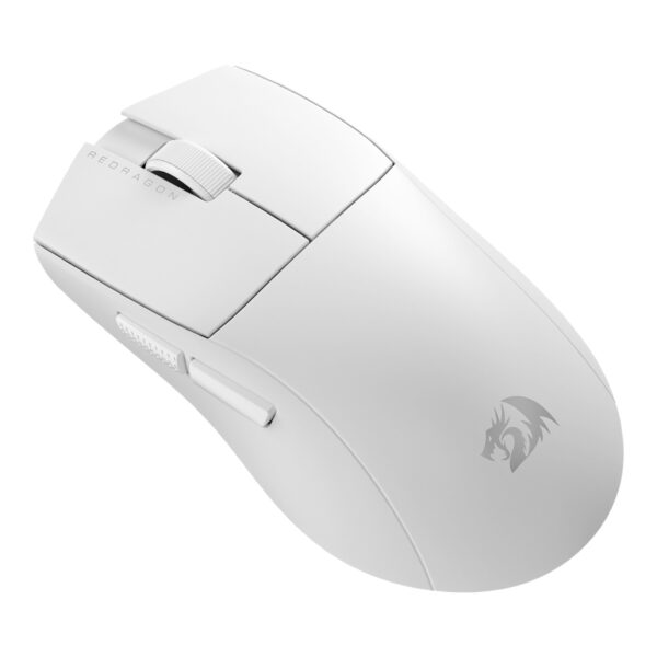 Redragon Mouse Gamer K1NG PRO 26000 DPI M916W-PRO-4K Wireless/Bluetooth/USB 3 modos 4K WHITE - Imagen 4