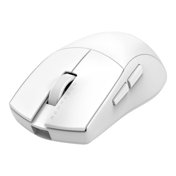 Redragon Mouse Gamer K1NG PRO 26000 DPI M916W-PRO-4K Wireless/Bluetooth/USB 3 modos 4K WHITE - Imagen 2