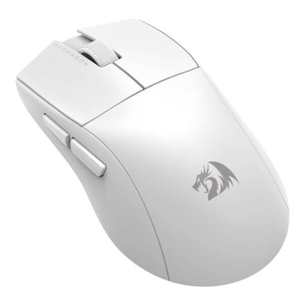 Redragon Mouse Gamer K1NG PRO 26000 DPI M916W-PRO-4K Wireless/Bluetooth/USB 3 modos 4K WHITE - Imagen 9