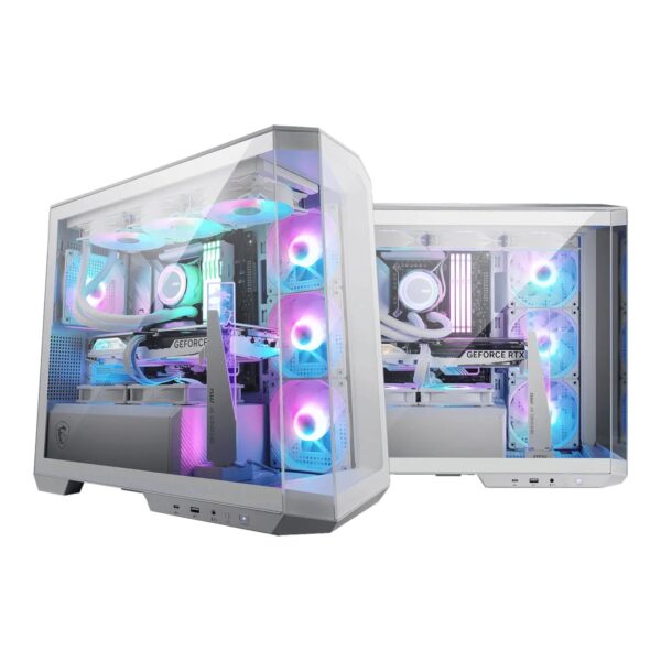 MSI Gabinete Case MAG PANO M100R PZ / WHITE - Imagen 4