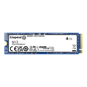 Kingston Unidad de Estado Sólido SSD 4TB NV3 PCIe 4.0 NVMe M.2 6000MB/s