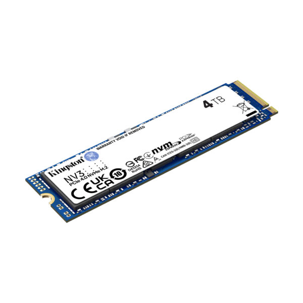 Kingston Unidad de Estado Sólido SSD 4TB NV3 PCIe 4.0 NVMe M.2 6000MB/s - Imagen 2