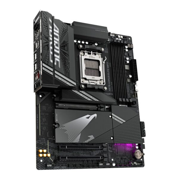 AORUS Placa Madre X870 ELITE WIFI 7 Bluetooth PCIE 5.0 2.5GbE LAN ATX RYZEN Series AM5 - Imagen 6