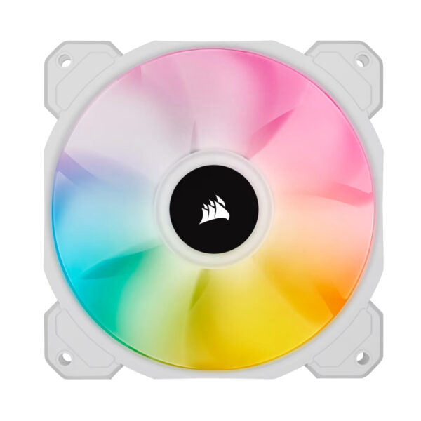 Corsair Ventilador iCUE SP120 RGB ELITE Performance 120mm White PWM Fan Single Pack - Imagen 6