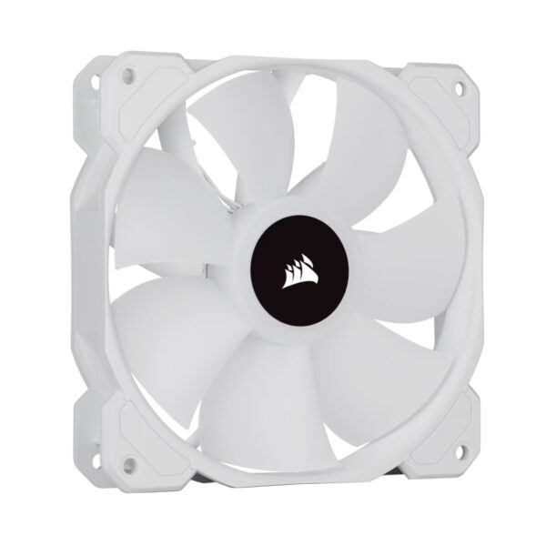 Corsair Ventilador iCUE SP120 RGB ELITE Performance 120mm White PWM Fan Single Pack - Imagen 4