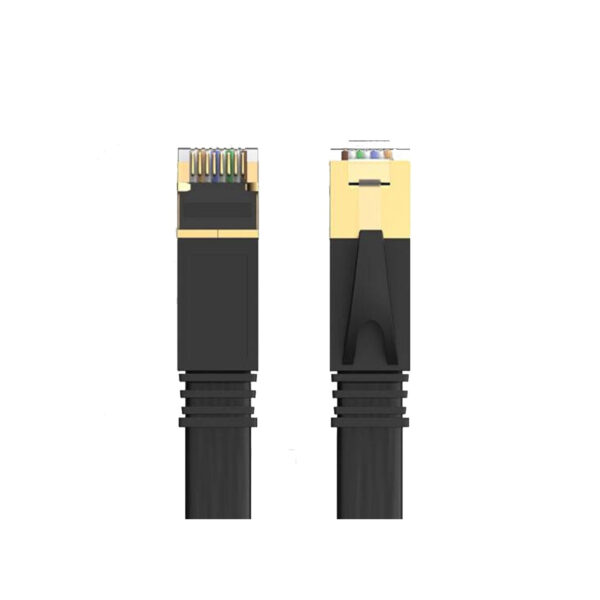 HP Cable de Red Categoría 7 CAT7 10Gbps/speed Pinout T568B Negro 3 mts FLAT - Imagen 2