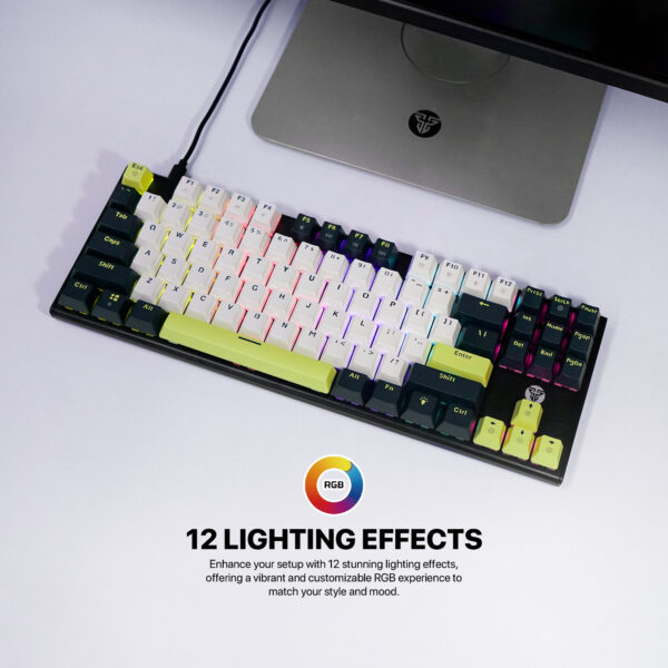 Fantech Teclado Mecánico MK877s ATOM87s Mori Edition Blue (Switch Blue) ENG - Imagen 16
