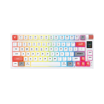 Fantech Teclado Mecánico MK917 ATOM PRO79 White (Switch Red) ENG