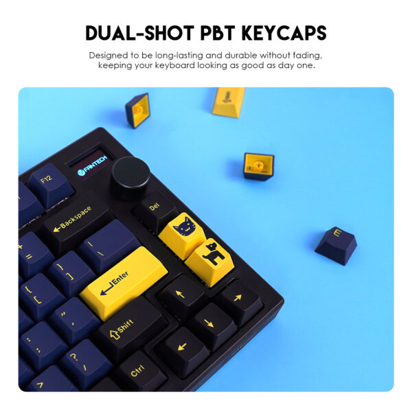 Fantech KeyCaps ACK01 VIBE Vibrant Utility PBT Dual-Shot Cherry Profile - Imagen 3