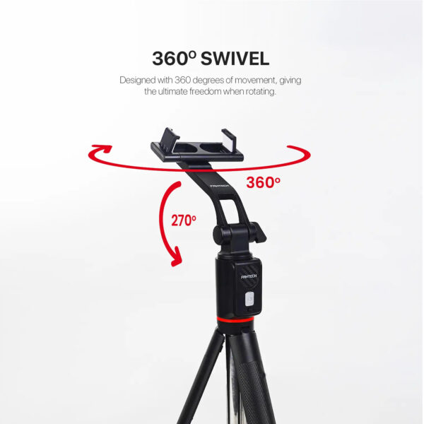 Fantech Selfie Stick SS1 170 Black Trípode 360 BT 1.7mts - Imagen 11