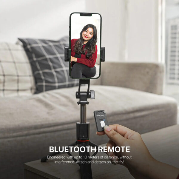Fantech Selfie Stick SS1 170 Black Trípode 360 BT 1.7mts - Imagen 6