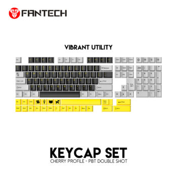 Fantech KeyCaps ACK01 VIBE Vibrant Utility PBT Dual-Shot Cherry Profile
