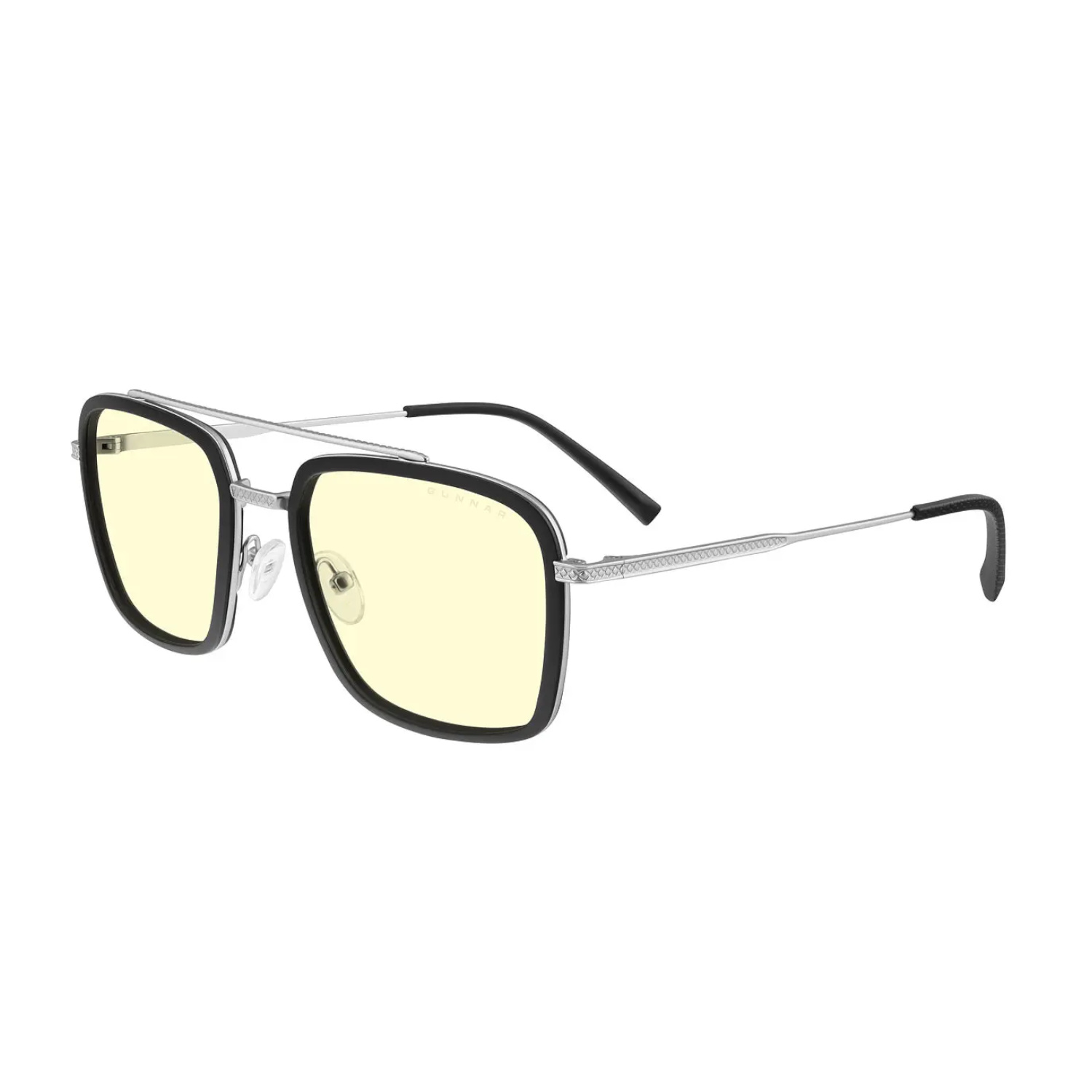 Gunnar Lentes Gamer Barron - Silver Amber Tony Stark Industries Design