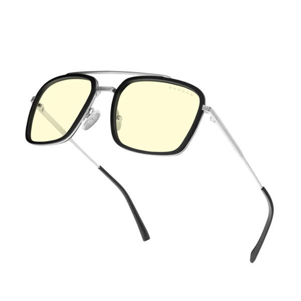 Gunnar Lentes Gamer Barron - Silver Amber Tony Stark Industries Design - Imagen 8
